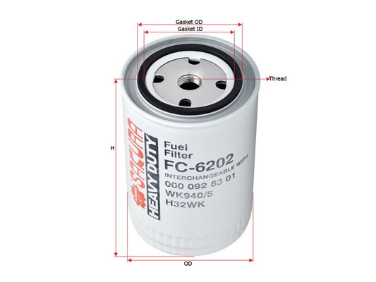 Фильтр топливный Sakura FC6202