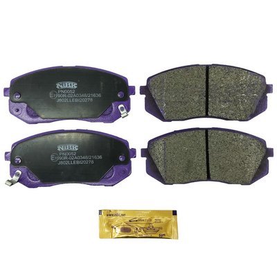Колодки тормозные дисковые NiBK PN0052