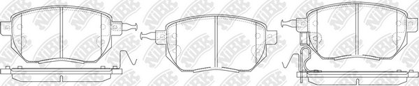 Колодки тормозные дисковые NiBK PN2901