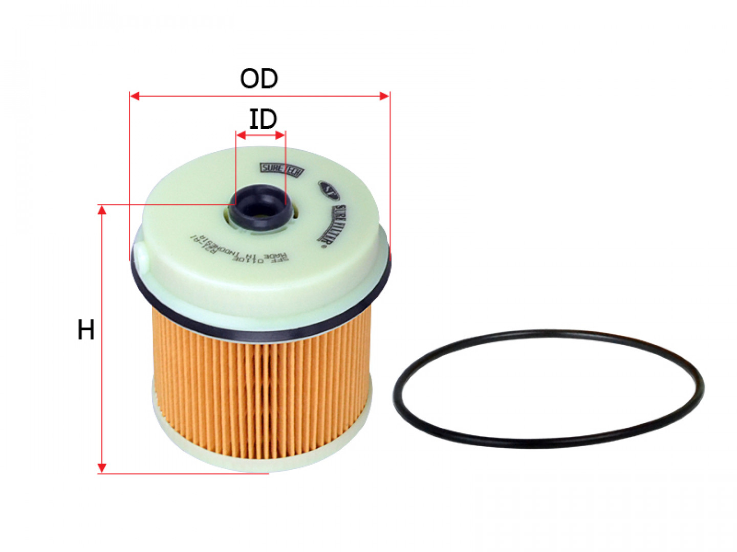 Фильтр топливный Sure Filter SFF0110E