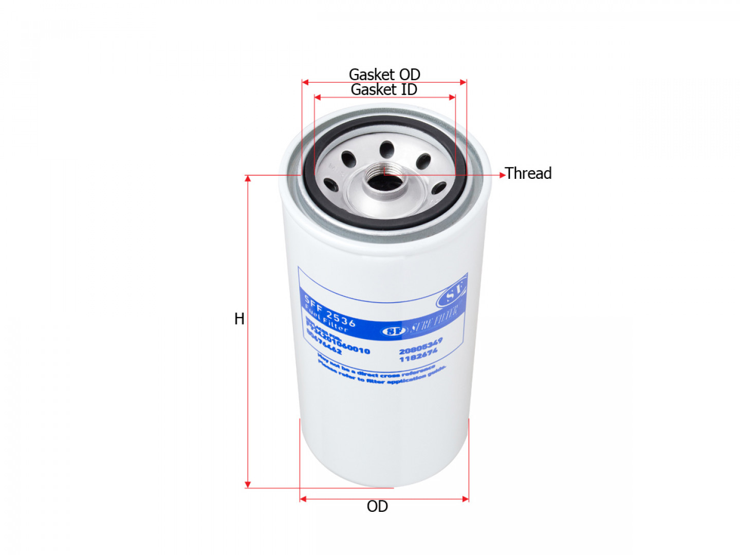 Фильтр топливный Sure Filter SFF2536
