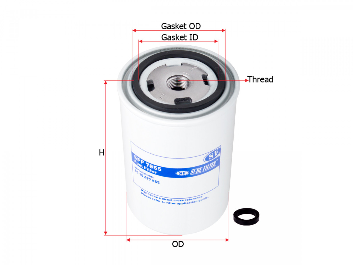 Фильтр топливный Sure Filter SFF7855