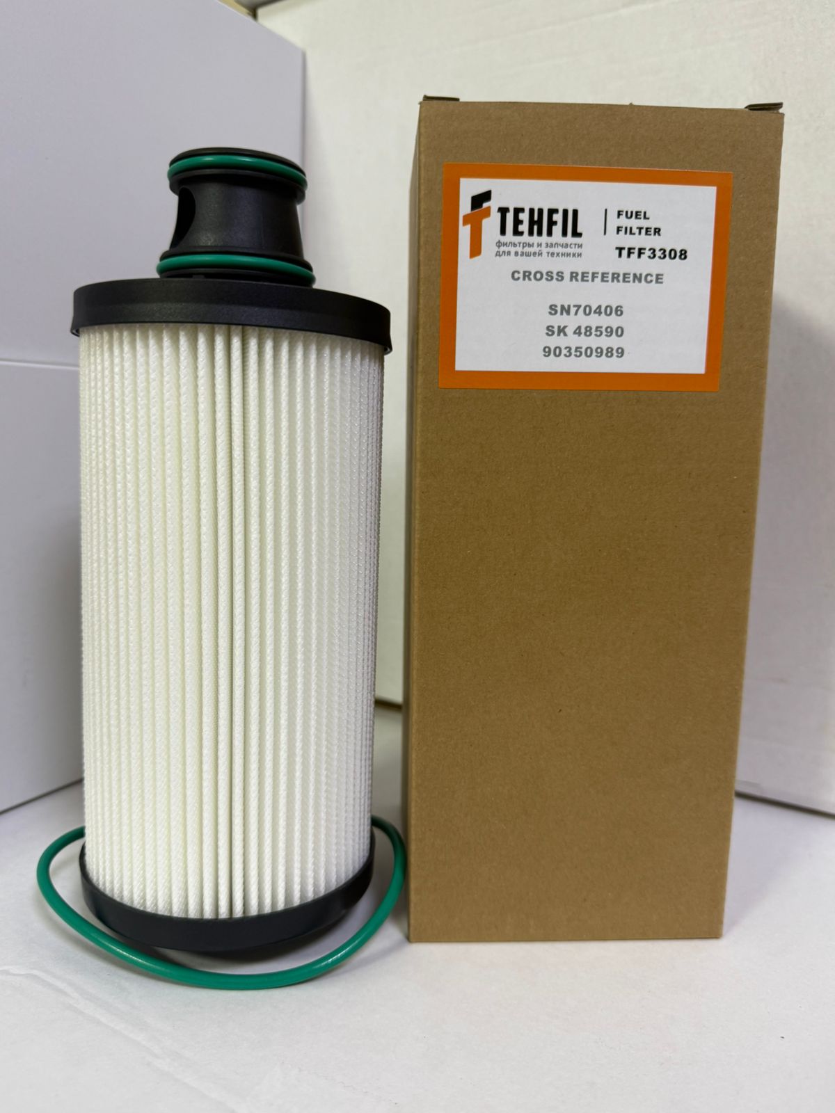 Фильтр топливный TFF3308 TEHFIL (SN70406, SK48590, FK53005K, DF8092, ST20270)
