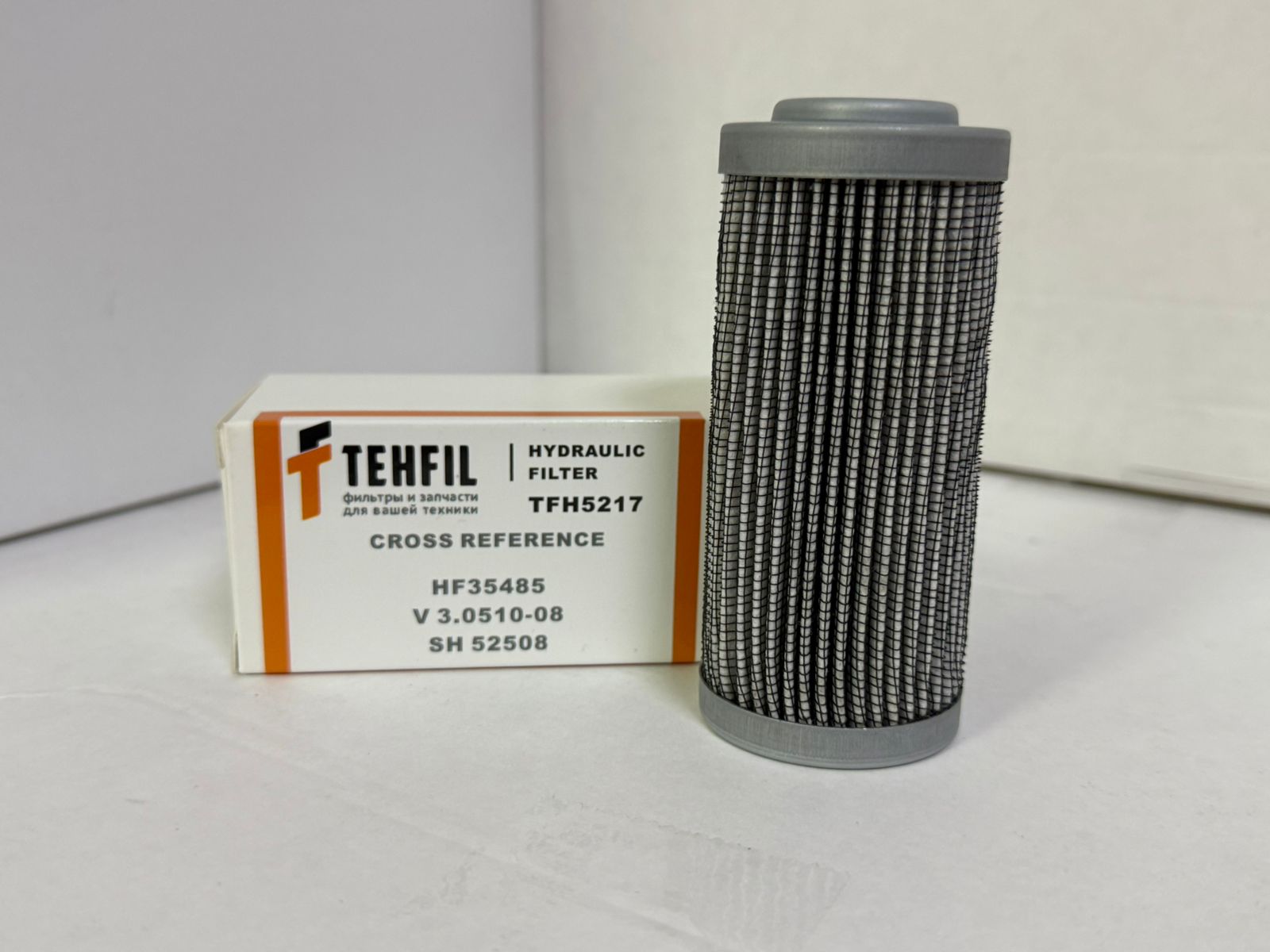Фильтр гидравлический TFH5217 TEHFIL (HF35485, HY10209, SH52508, V3051008, 944076Q, CF02540208)