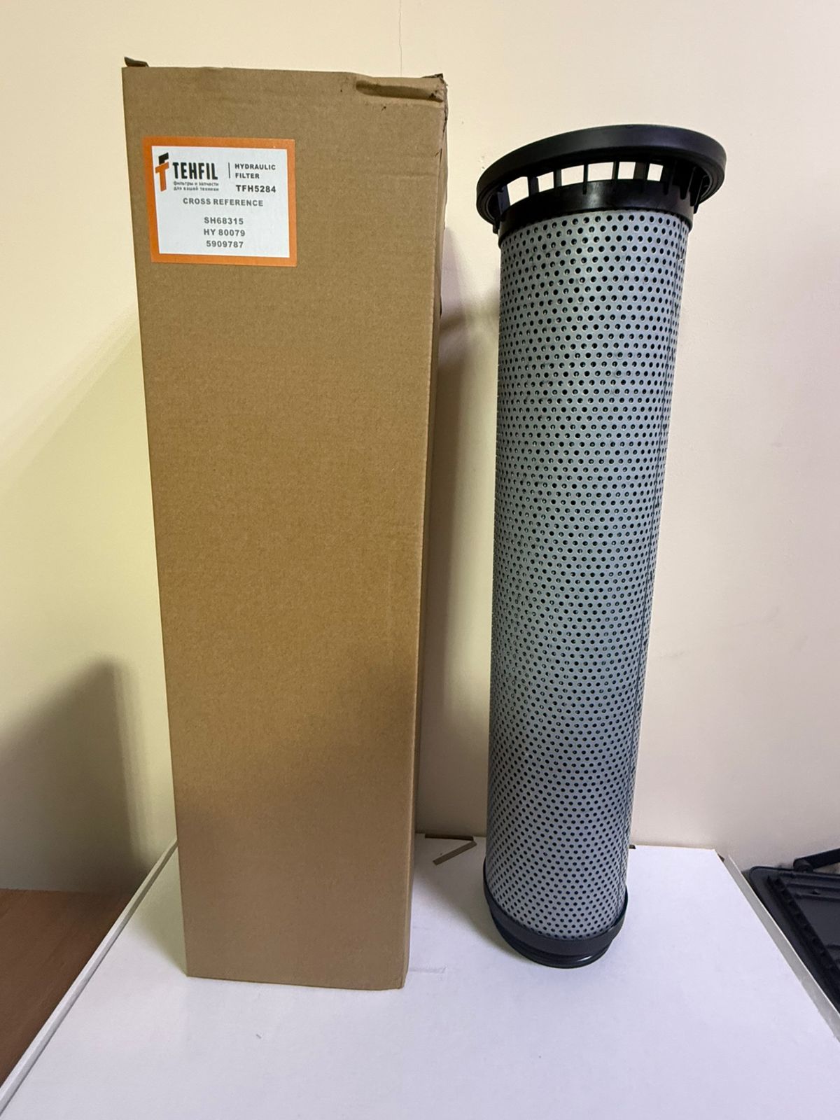 Фильтр гидравлический TFH5284 TEHFIL (SH68315, ST30163, HY80079, 5909787, 4915241, RF4731)