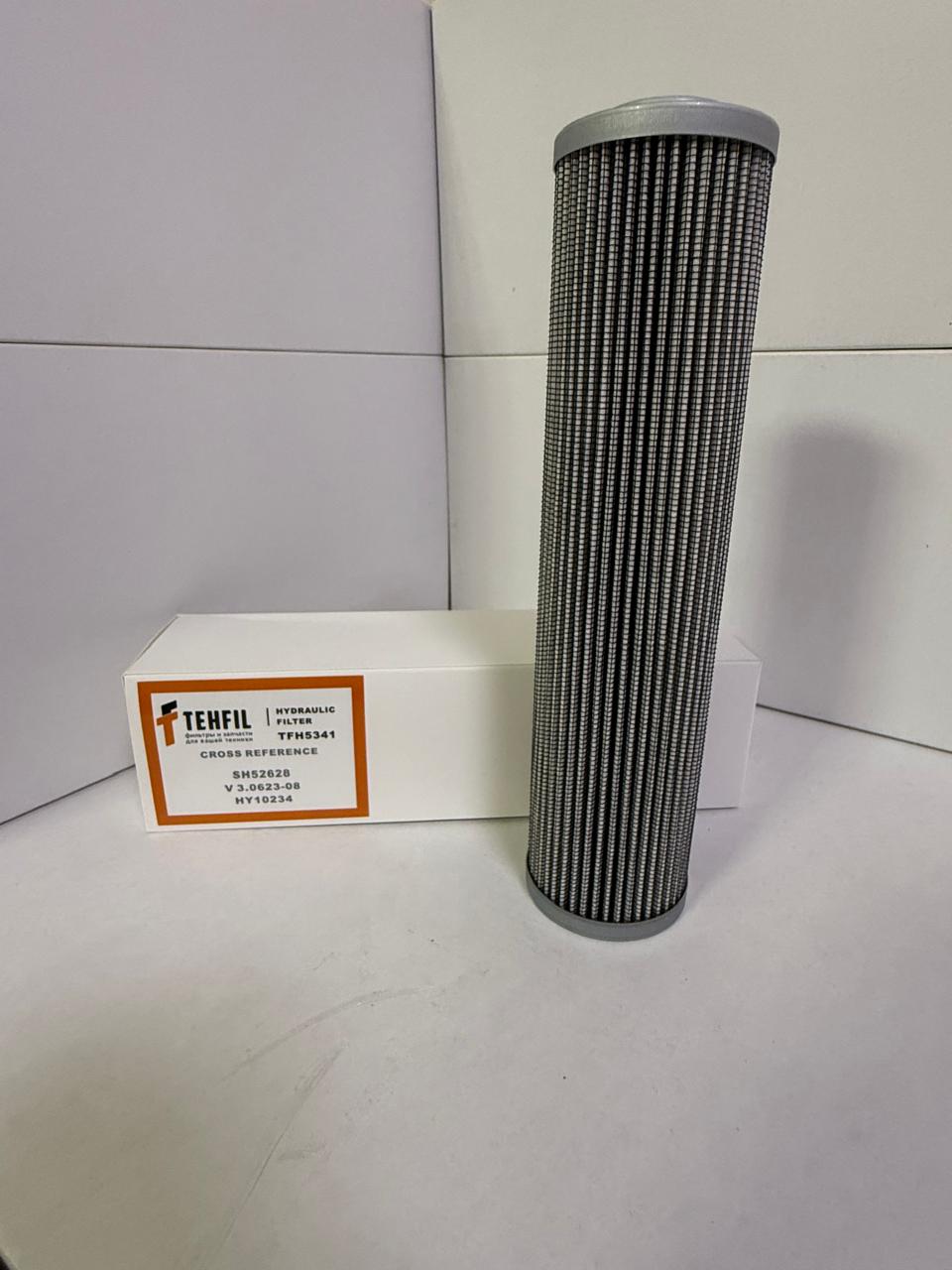 Фильтр гидравлический TFH5341 TEHFIL (SH52628, V3062308, HY10234, F3062308, D821G25A, HD6212)