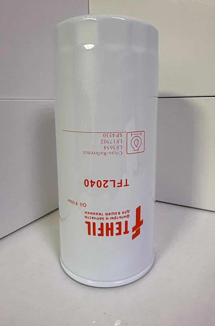 Фильтр масляный TFL2040 TEHFIL (LF3654, LF17502, WP111023, CS1493, 3L0204, ST10502)