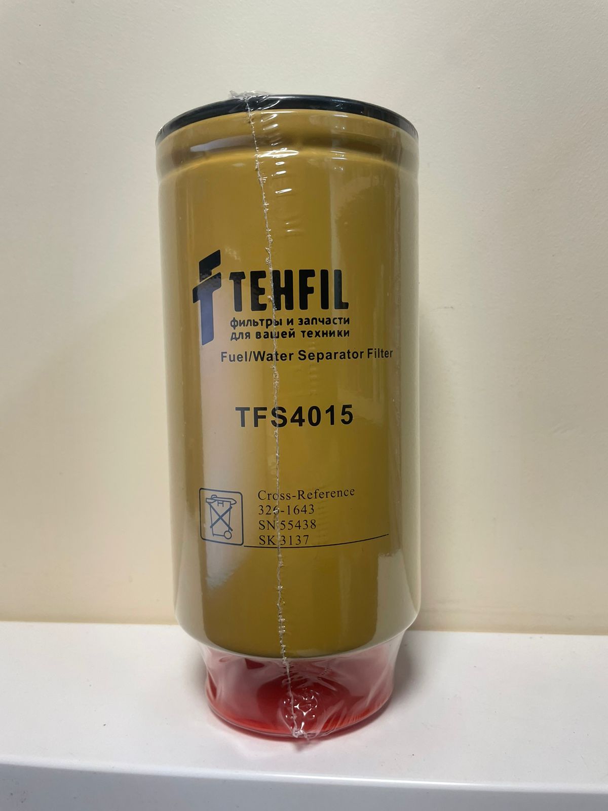 Фильтр топливный под колбу TFS4015 TEHFIL (3261643)